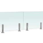 侧式落地玻璃立柱