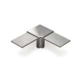 玻璃 1 1/2" 方形 90 度耦合器