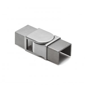 玻璃 1 1/2″ 方形可调耦合器 – 水平