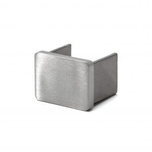 玻璃 1 1/2″ 方形端塞