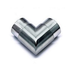 2″ 圆形金属扶手 – 90 度角