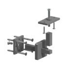 不锈钢壁挂式扶手支架