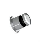 圆柱形玻璃夹/广告钉 黑色喷涂